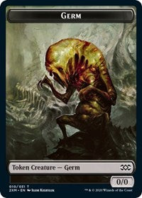 Germ // Wolf Double-sided Token [Double Masters Tokens] | Mindsight Gaming