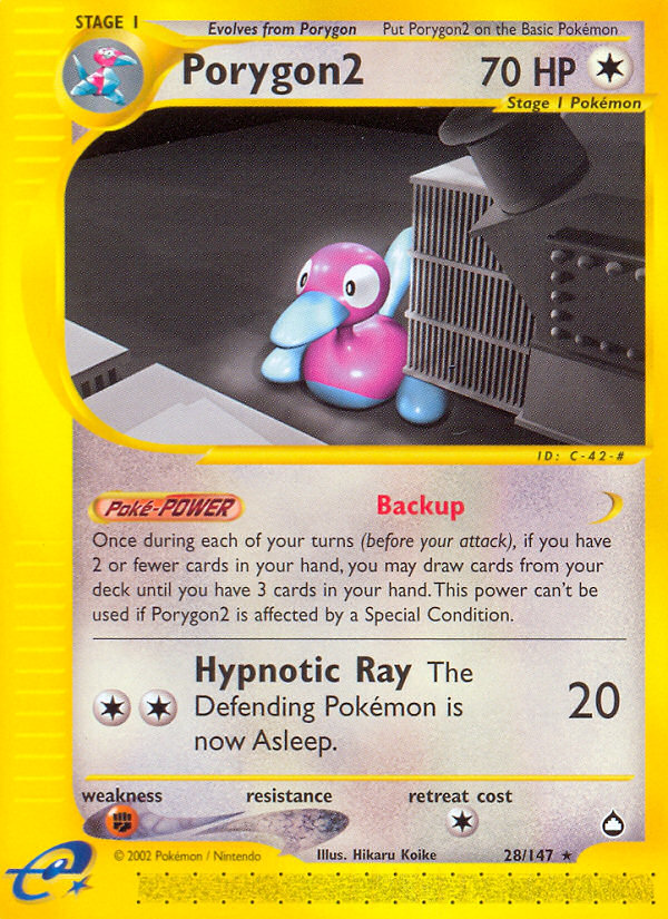 Porygon2 (28/147) [Aquapolis] | Mindsight Gaming