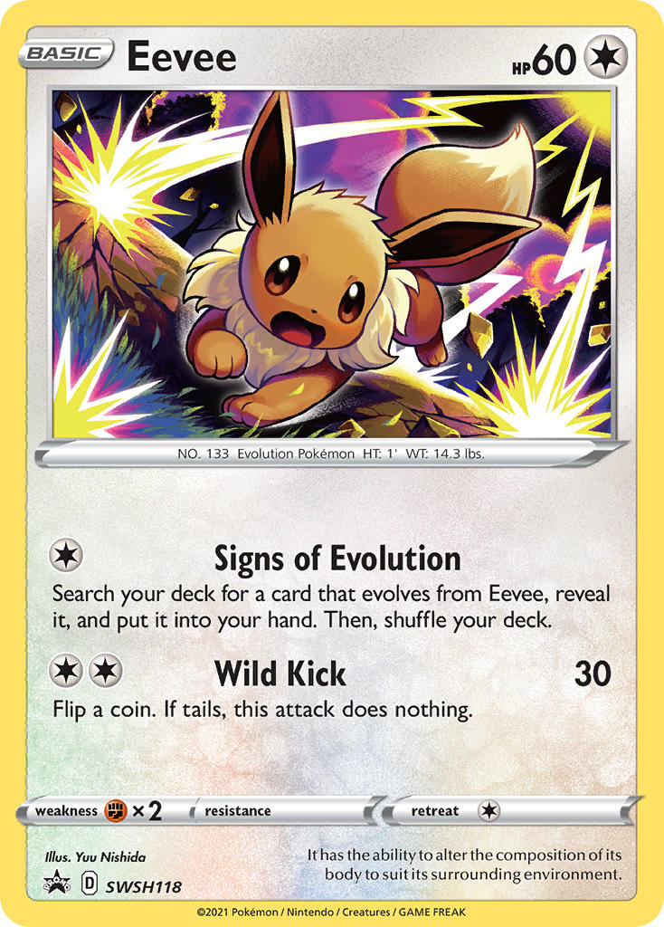 Eevee (SWSH118) [Sword & Shield: Black Star Promos] | Mindsight Gaming