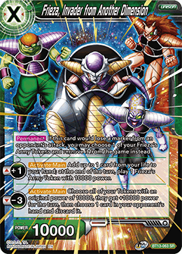 Frieza, Invader from Another Dimension (Super Rare) [BT13-063] | Mindsight Gaming