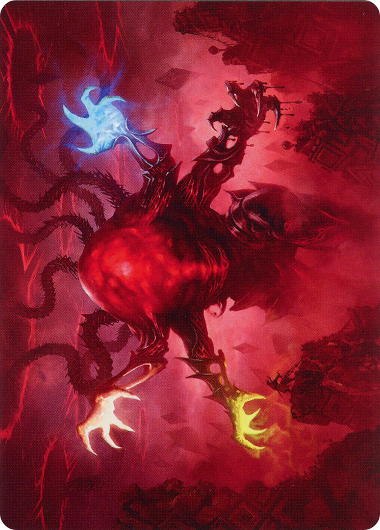 Omnath, Locus of All Art Card (51) [March of the Machine Art Series] | Mindsight Gaming