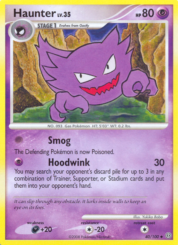 Haunter (40/100) [Diamond & Pearl: Stormfront] | Mindsight Gaming