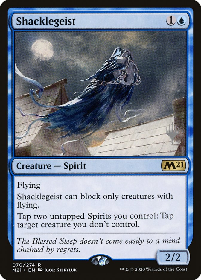 Shacklegeist (Promo Pack) [Core Set 2021 Promos] | Mindsight Gaming