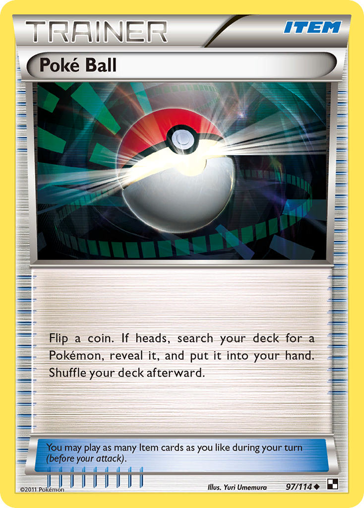 Poke Ball (97/114) [Black & White: Base Set] | Mindsight Gaming