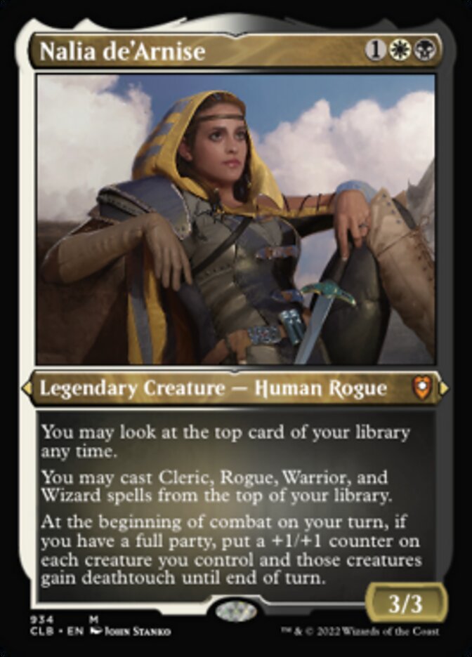 Nalia de'Arnise (Display Commander) (Foil Etched) [Commander Legends: Battle for Baldur's Gate] | Mindsight Gaming