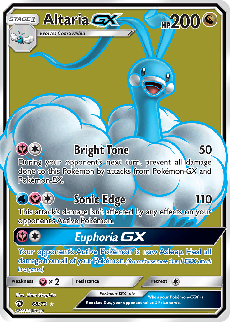 Altaria GX (68/70) [Sun & Moon: Dragon Majesty] | Mindsight Gaming