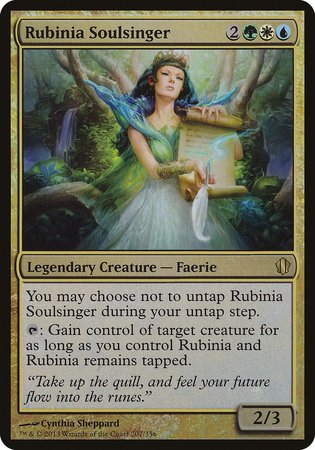 Rubinia Soulsinger (Commander 2013) [Commander 2013 Oversized] | Mindsight Gaming