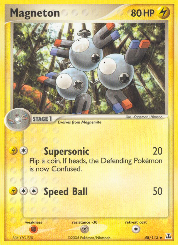 Magneton (48/113) [EX: Delta Species] | Mindsight Gaming