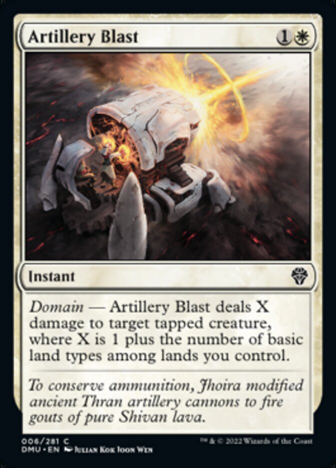 Artillery Blast [Dominaria United] | Mindsight Gaming