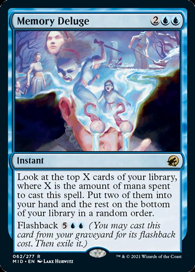 Memory Deluge [Innistrad: Midnight Hunt] | Mindsight Gaming