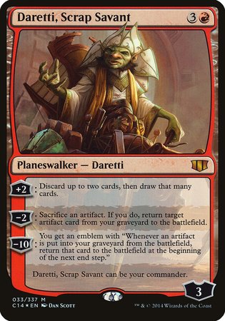 Daretti, Scrap Savant (Commander 2014) [Commander 2014 Oversized] | Mindsight Gaming