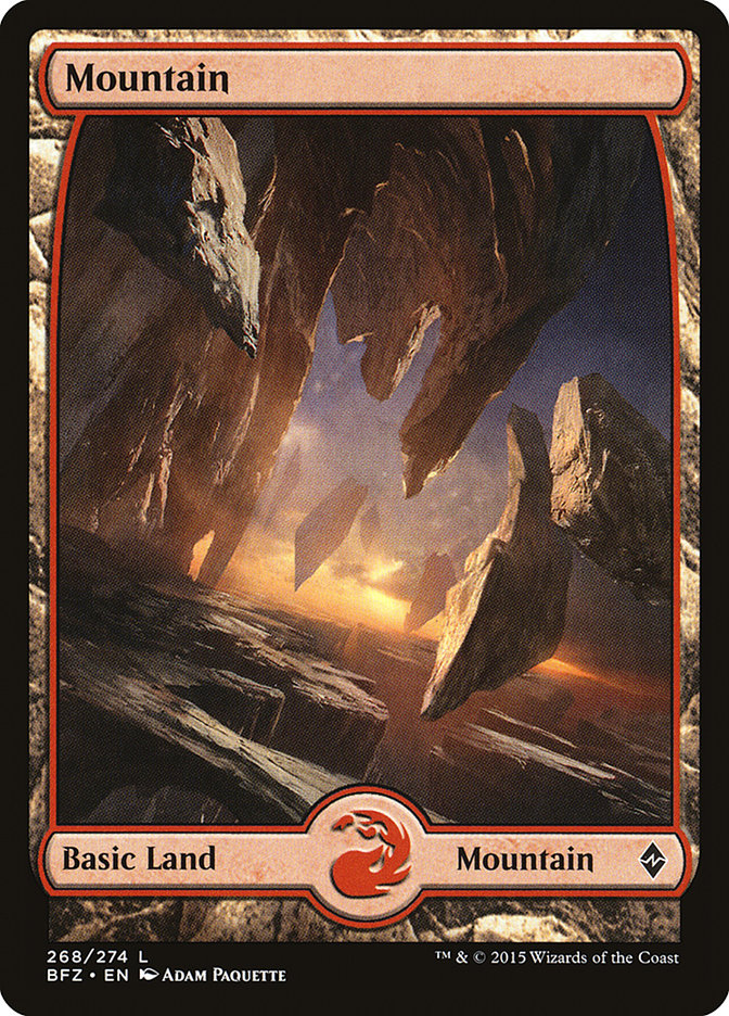 Mountain (268) [Battle for Zendikar] | Mindsight Gaming