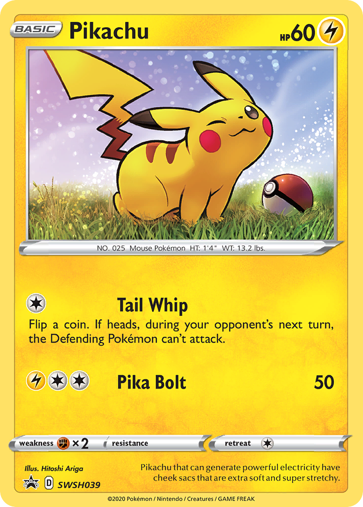 Pikachu (SWSH039) [Sword & Shield: Black Star Promos] | Mindsight Gaming