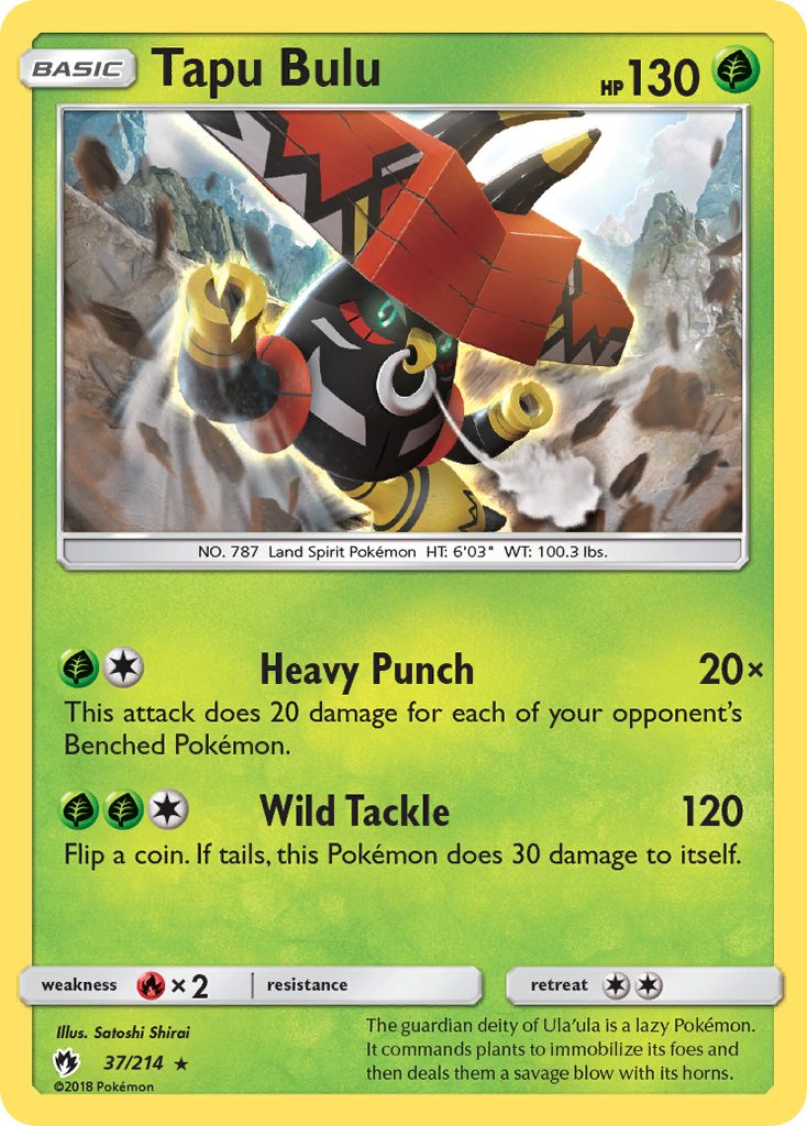 Tapu Bulu (37/214) [Sun & Moon: Lost Thunder] | Mindsight Gaming