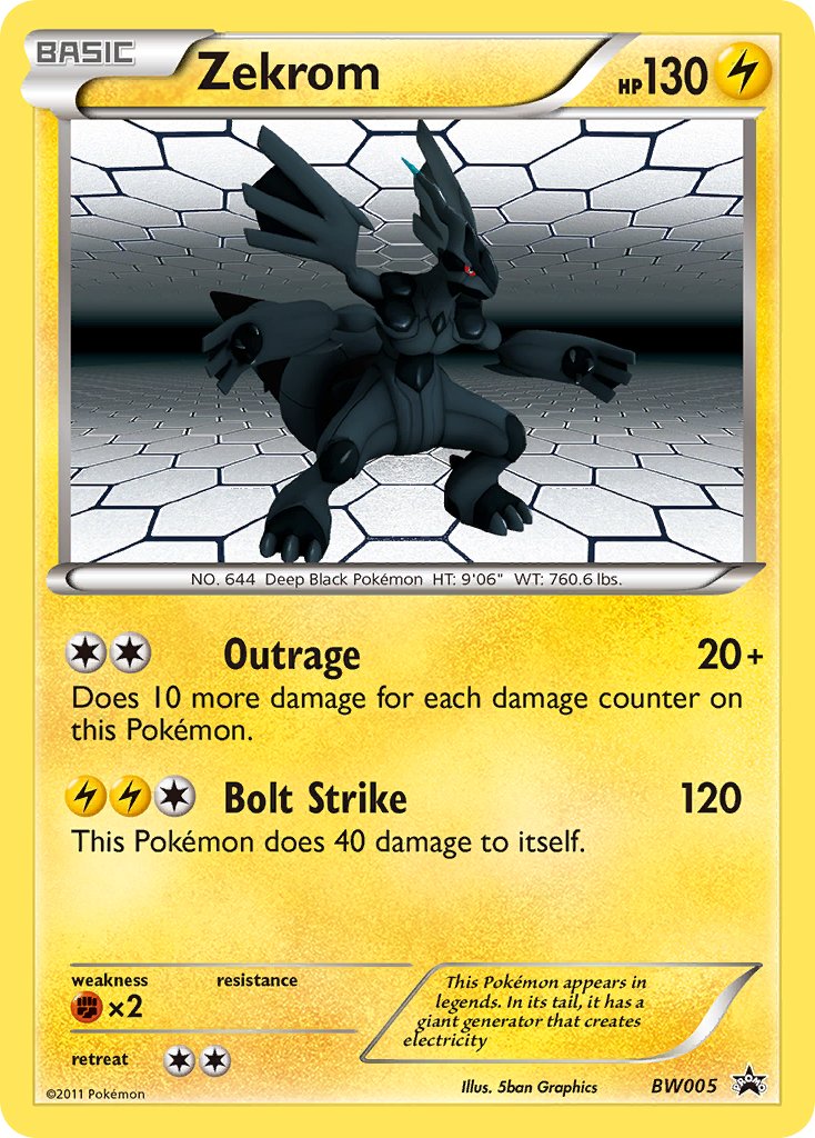 Zekrom (BW005) [Black & White: Black Star Promos] | Mindsight Gaming