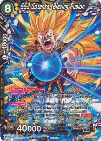 SS3 Gotenks, Blazing Fusion [BT10-153] | Mindsight Gaming