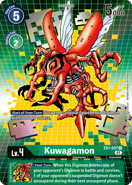 Kuwagamon [EX1-037] (Alternate Art) [Classic Collection] | Mindsight Gaming