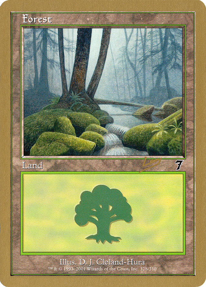 Forest (rl328) (Raphael Levy) [World Championship Decks 2002] | Mindsight Gaming