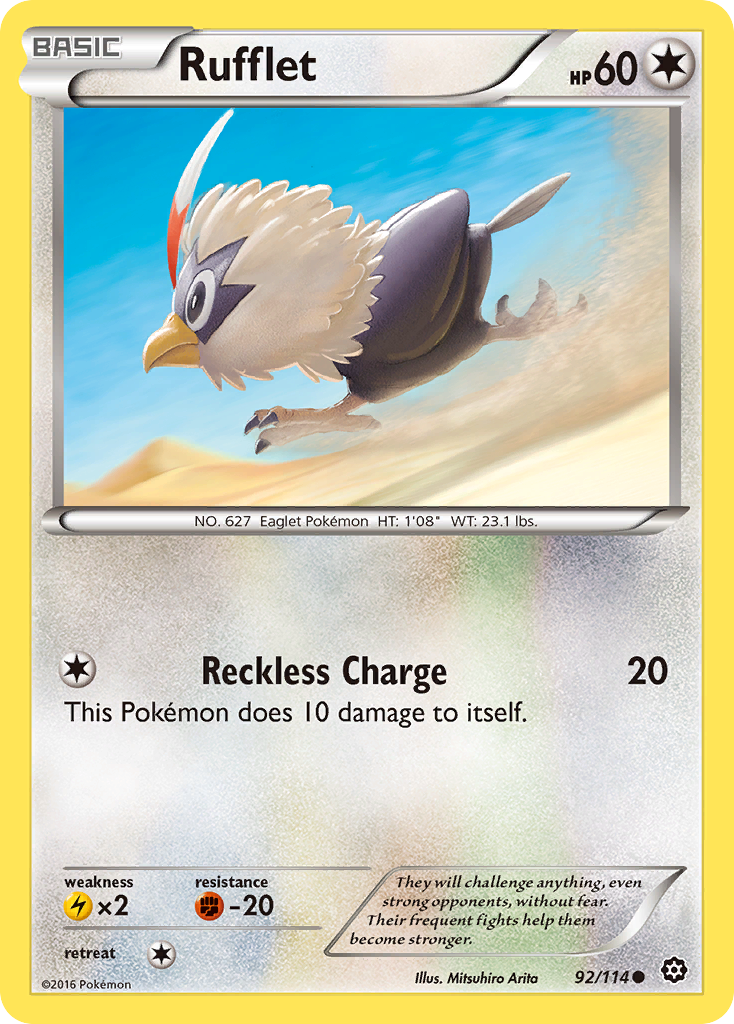 Rufflet (92/114) [XY: Steam Siege] | Mindsight Gaming