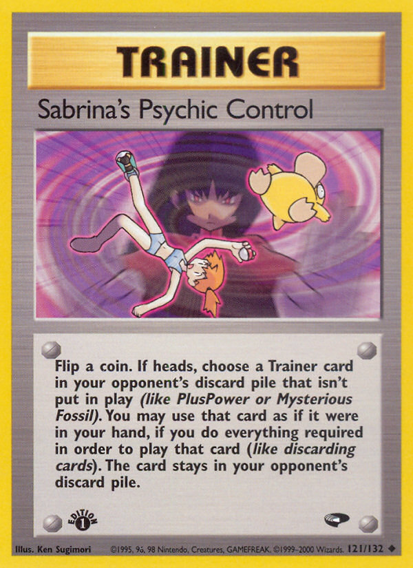 Sabrina's Psychic Control (121/132) [Gym Challenge 1st Edition] | Mindsight Gaming