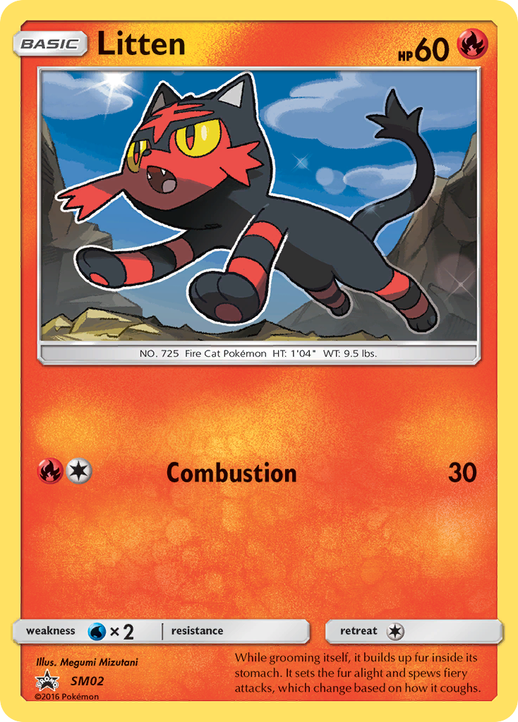 Litten (SM02) [Sun & Moon: Black Star Promos] | Mindsight Gaming