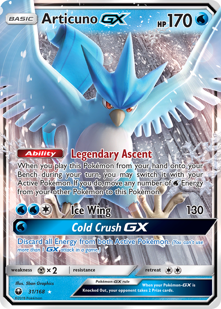 Articuno GX (31/168) [Sun & Moon: Celestial Storm] | Mindsight Gaming