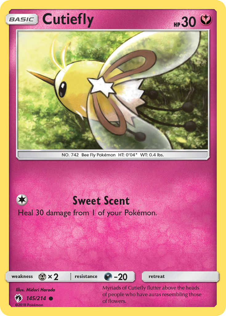 Cutiefly (145/214) [Sun & Moon: Lost Thunder] | Mindsight Gaming