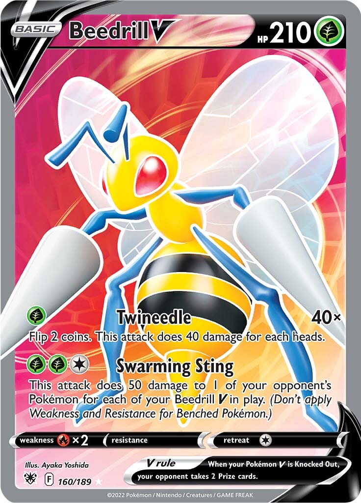 Beedrill V (160/189) [Sword & Shield: Astral Radiance] | Mindsight Gaming