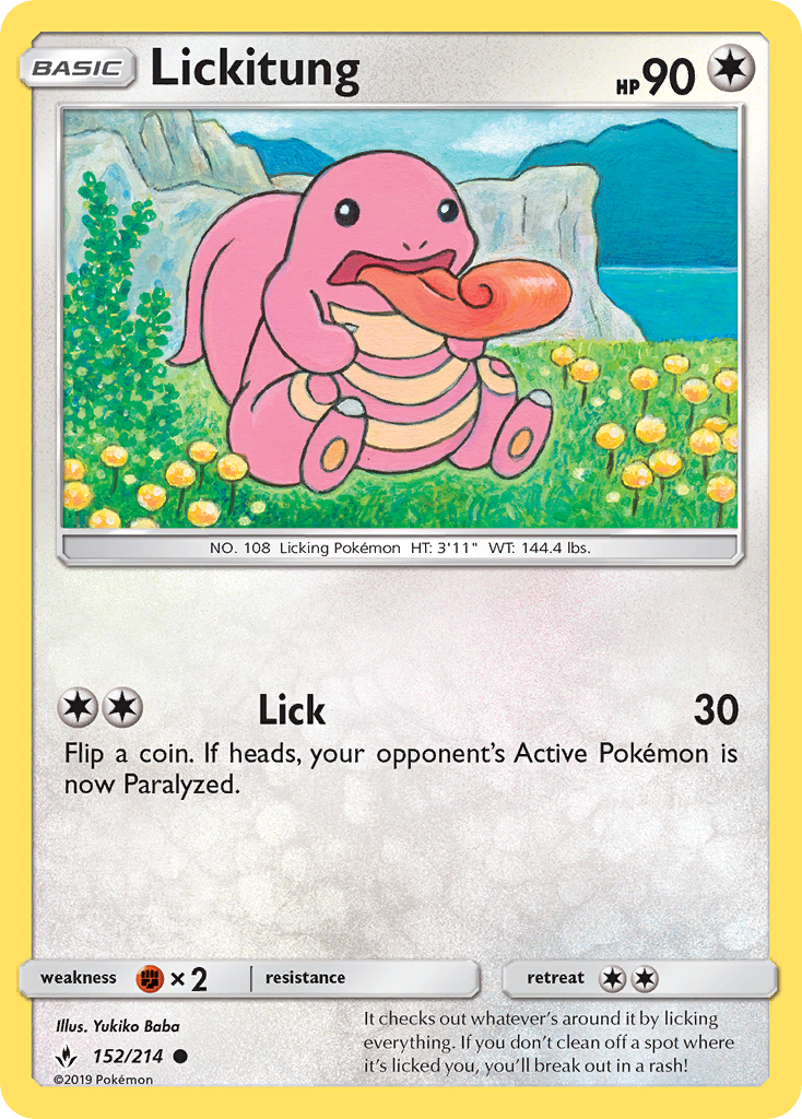 Lickitung (152/214) [Sun & Moon: Unbroken Bonds] | Mindsight Gaming