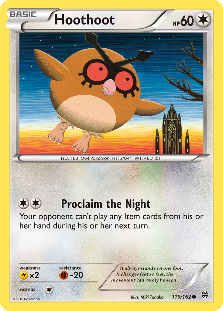 Hoothoot (119/162) [XY: BREAKthrough] | Mindsight Gaming