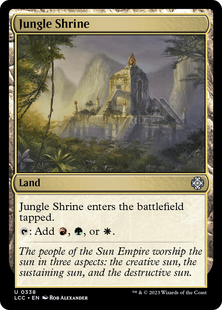 Jungle Shrine [The Lost Caverns of Ixalan Commander] | Mindsight Gaming