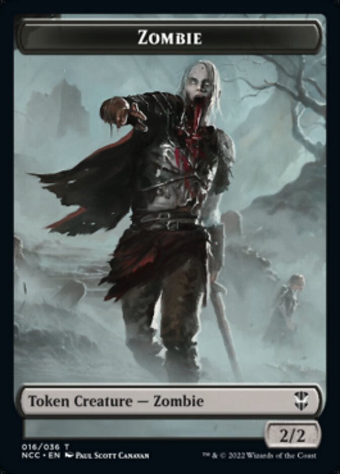 Zombie // Drake Double-sided Token [Streets of New Capenna Commander Tokens] | Mindsight Gaming