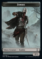 Zombie // Goat Double-sided Token [Streets of New Capenna Commander Tokens] | Mindsight Gaming