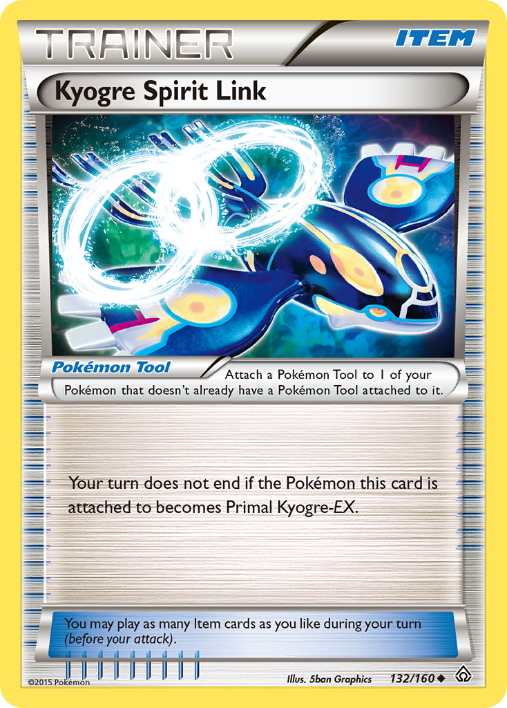 Kyogre Spirit Link (132/160) [XY: Primal Clash] | Mindsight Gaming