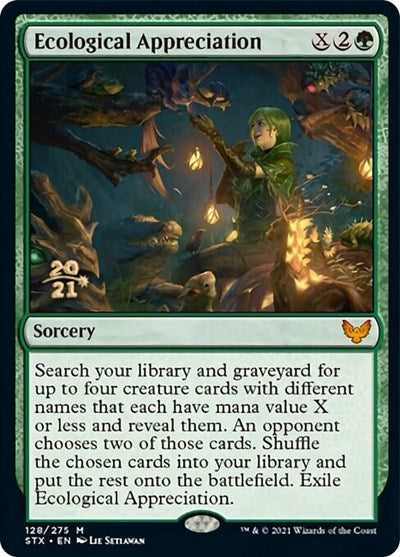 Ecological Appreciation [Strixhaven: School of Mages Prerelease Promos] | Mindsight Gaming