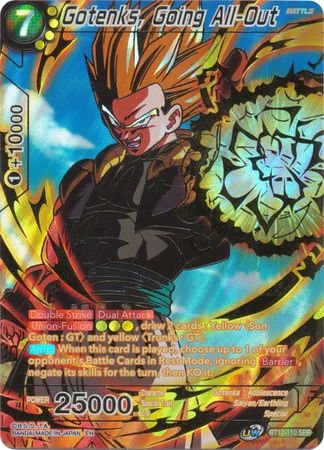 Gotenks, Going All-Out (SPR) (BT10-110) [Rise of the Unison Warrior 2nd Edition] | Mindsight Gaming