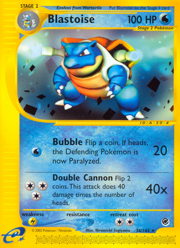 Blastoise (36/165) [Expedition: Base Set] | Mindsight Gaming