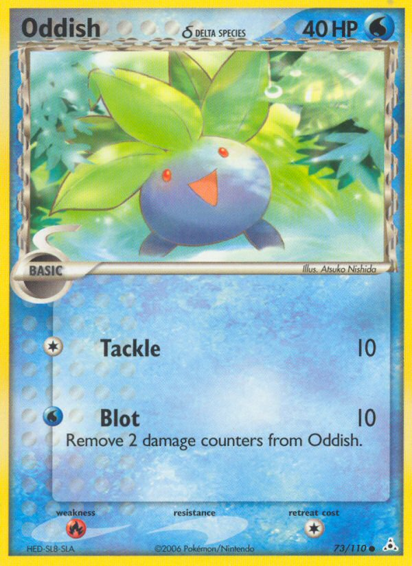 Oddish (73/110) (Delta Species) [EX: Holon Phantoms] | Mindsight Gaming