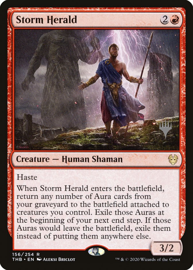 Storm Herald (Promo Pack) [Theros Beyond Death Promos] | Mindsight Gaming