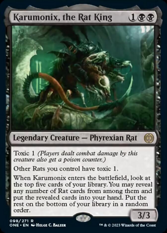 Karumonix, the Rat King [Phyrexia: All Will Be One] | Mindsight Gaming