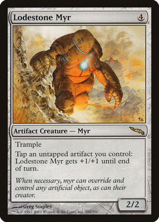 Lodestone Myr [Mirrodin] | Mindsight Gaming