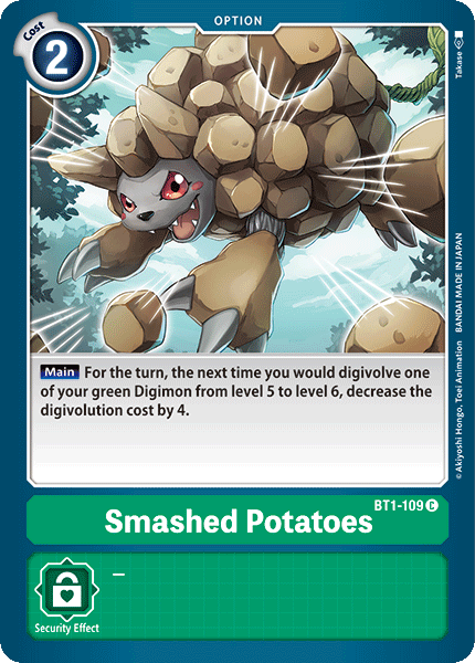 Smashed Potatoes [BT1-109] [Release Special Booster Ver.1.0] | Mindsight Gaming