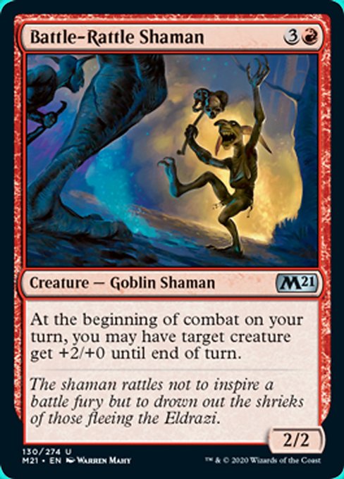 Battle-Rattle Shaman [Core Set 2021] | Mindsight Gaming