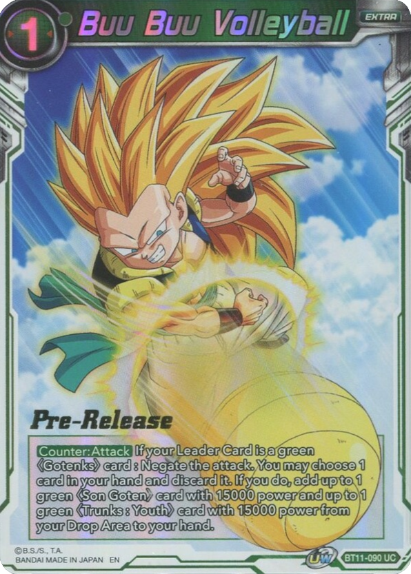 Buu Buu Volleyball (BT11-090) [Vermilion Bloodline Prerelease Promos] | Mindsight Gaming