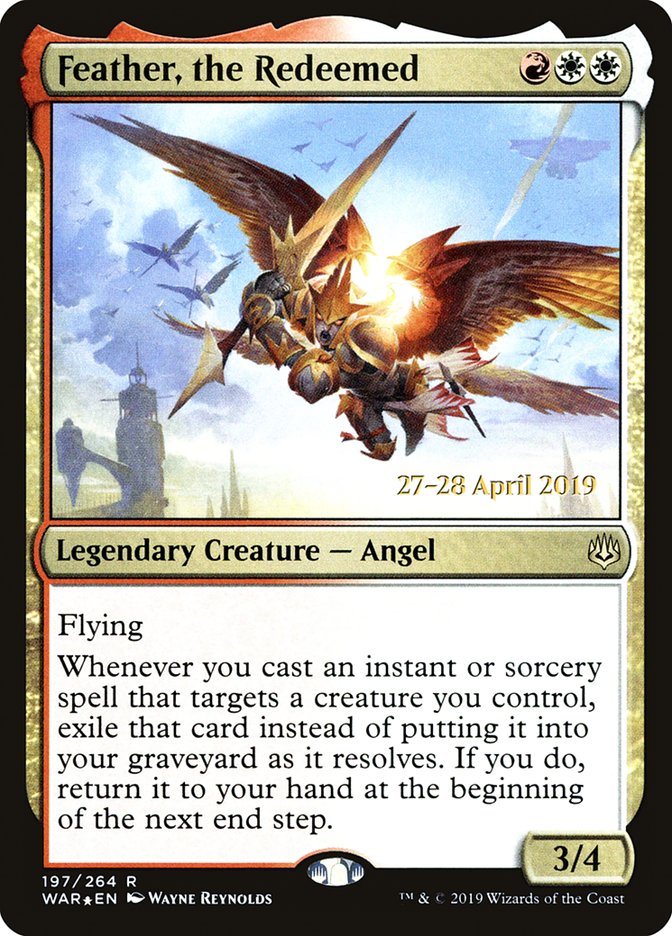 Feather, the Redeemed  [War of the Spark Prerelease Promos] | Mindsight Gaming