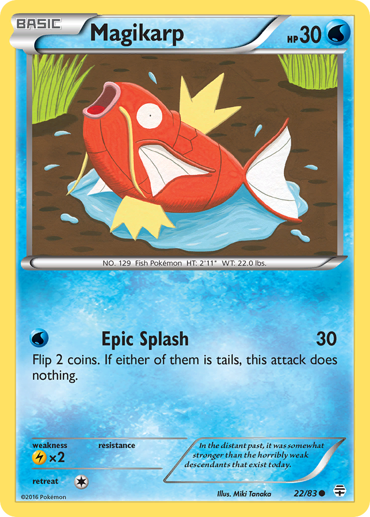 Magikarp (22/83) [XY: Generations] | Mindsight Gaming