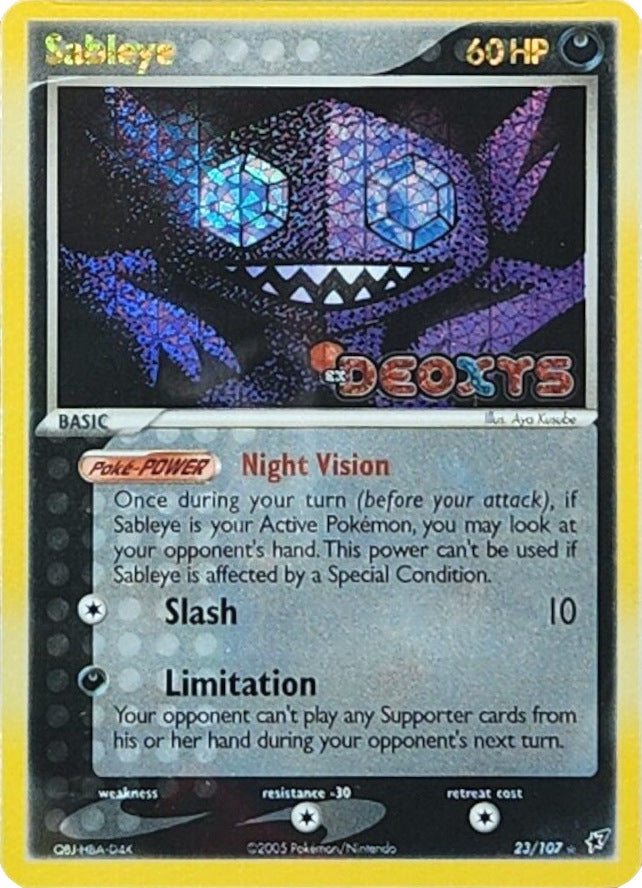 Sableye (23/107) (Stamped) [EX: Deoxys] | Mindsight Gaming