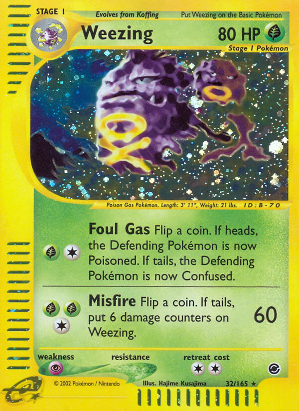 Weezing (32/165) [Expedition: Base Set] | Mindsight Gaming