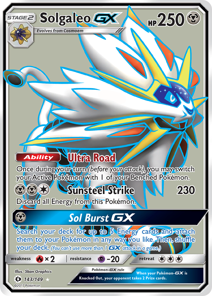 Solgaleo GX (143/149) [Sun & Moon: Base Set] | Mindsight Gaming