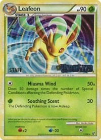 Leafeon (17/90) (Prerelease Promo) [Staff] [Nintendo: Black Star Promos] | Mindsight Gaming